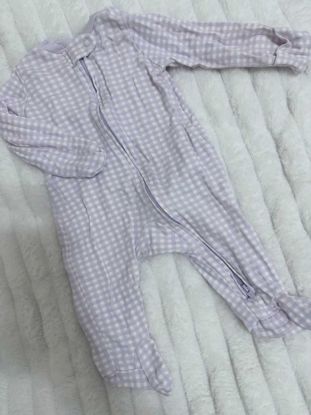Mixed Baby Girl Sleepers and Onesies - Pastel Floral & Fruit Prints - Picture 6 of 13